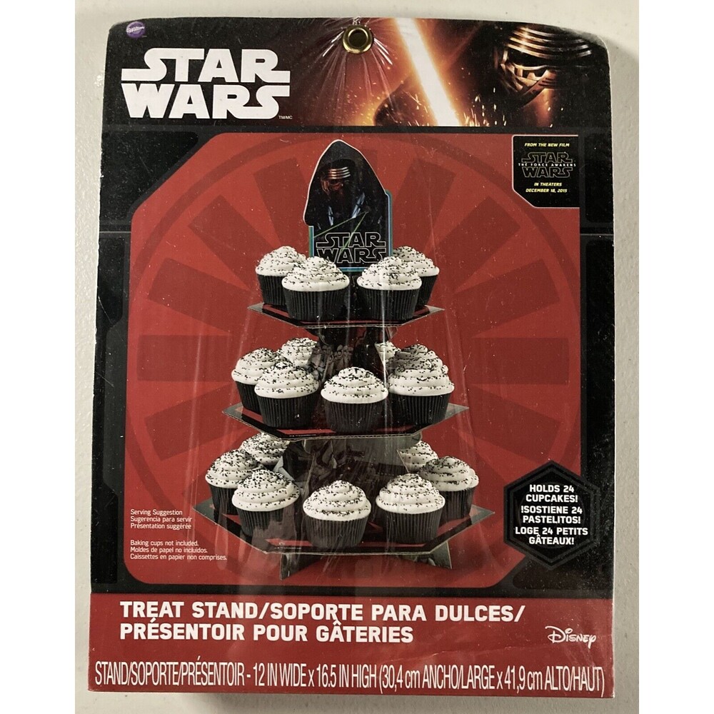 Star Wars Cupcake Treat Stand • NEW • Kylo Ren, Wilton, Party Decorations